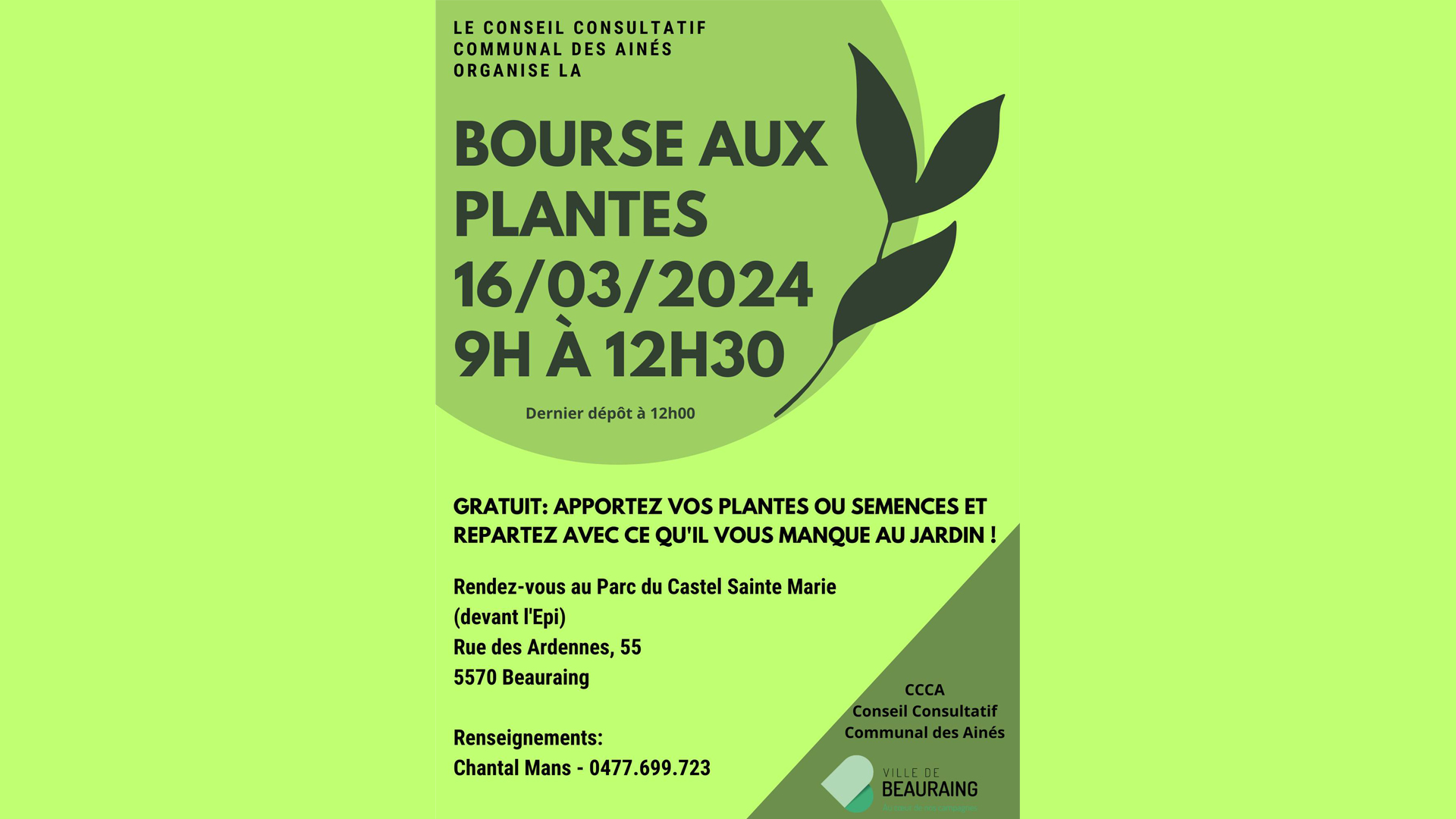 bourse aux plantes