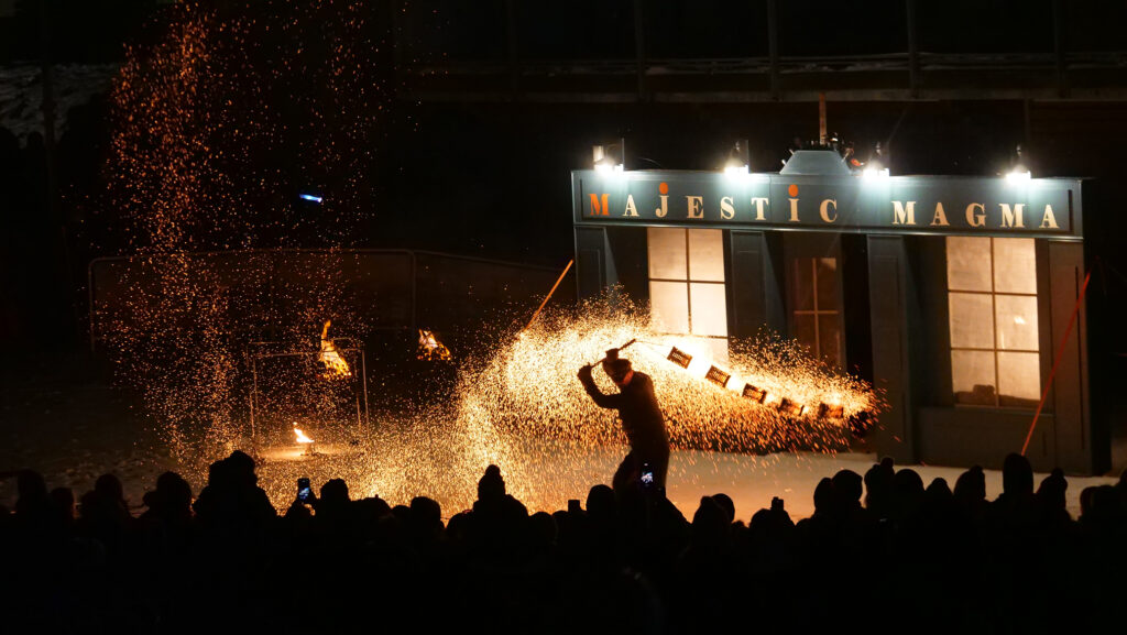 De lampionnenoptocht